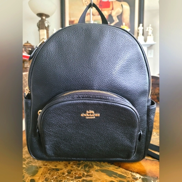 Coach Other - Coach Black Leather Backpack